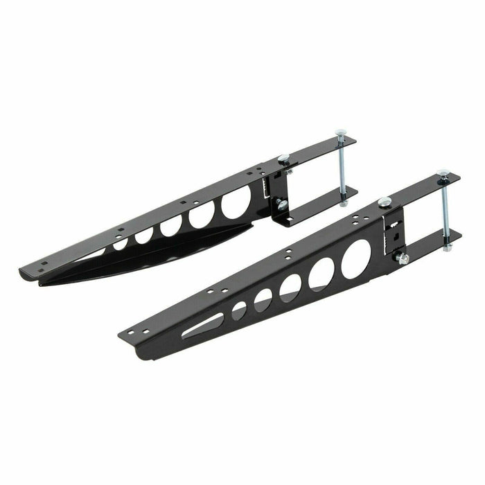 DURAFORCE RV 4'' Square Rear Bumper Mounted Cargo Box Generator Tray Support Arms Bracket