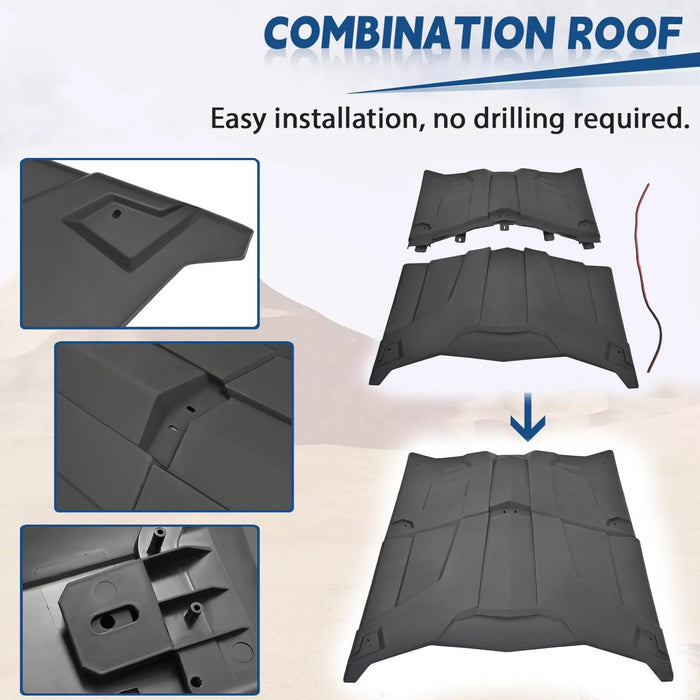 DURAFORCE Fit Can Am Maverick X3 Max 4 Doors 2017-2025 UTV Hard Roof Replace for 715003750