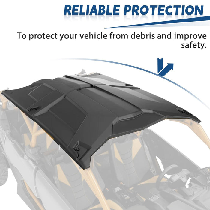 DURAFORCE Fit Can Am Maverick X3 Max 4 Doors 2017-2025 UTV Hard Roof Replace for 715003750
