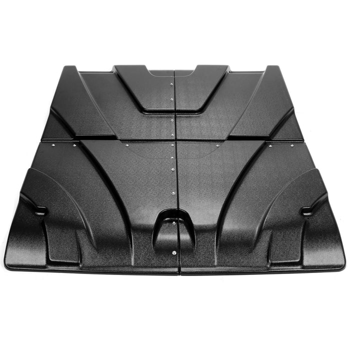 DURAFORCE For Polaris Ranger XP 1000 900 Crew 2015-2024 Top Hard Roof UTV Black