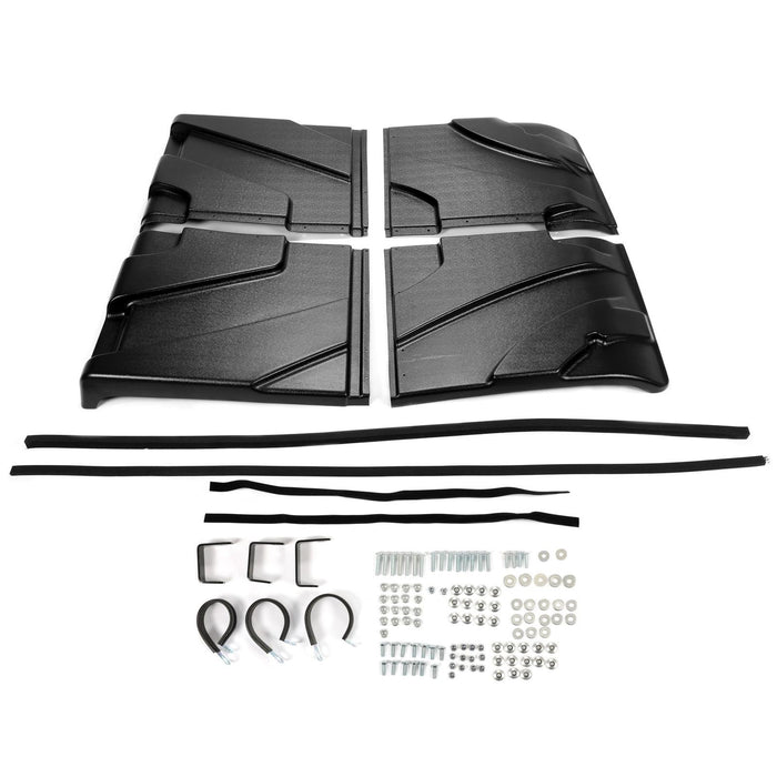 DURAFORCE For Polaris Ranger XP 1000 900 Crew 2015-2024 Top Hard Roof UTV Black