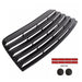 DURAFORCE For 2008-2023 Dodge Challenger Rear Window Louvers Scoops Windshield Sun Shade