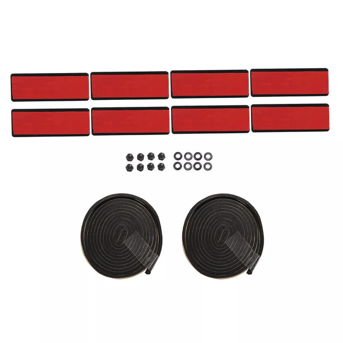 DURAFORCE For 2008-2023 Dodge Challenger Rear Window Louvers Scoops Windshield Sun Shade