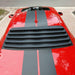 DURAFORCE For 2008-2023 Dodge Challenger Rear Window Louvers Scoops Windshield Sun Shade