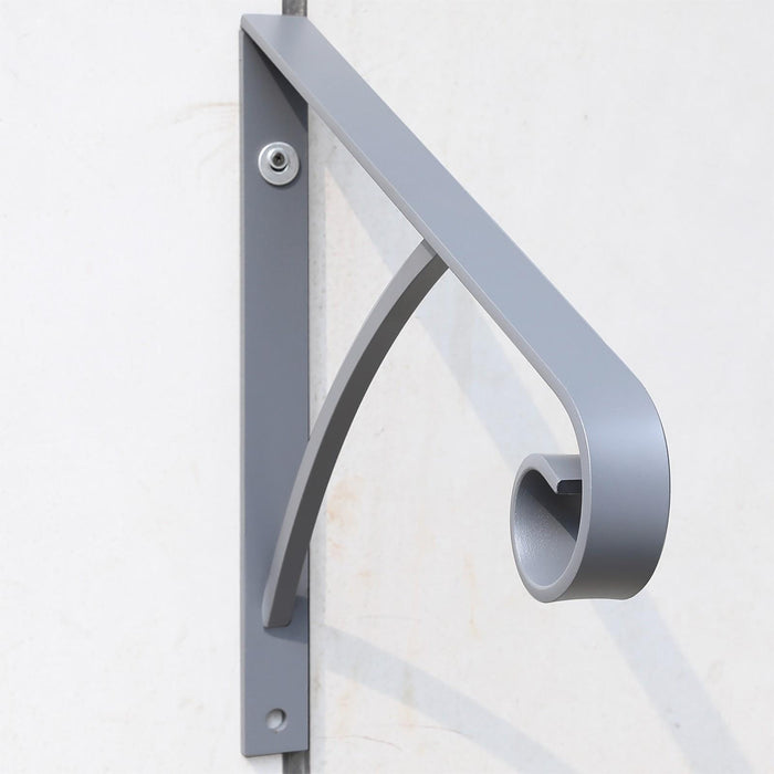 DURAFORCE Steel Grab Rail Handrail Railing for 1-2 Steps Wall Mount Hand Rail Bar