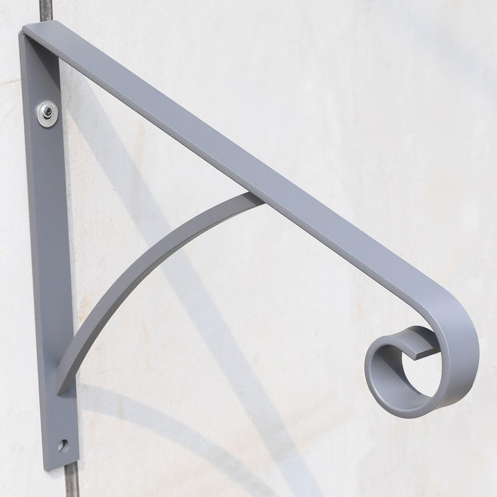 DURAFORCE Steel Grab Rail Handrail Railing for 1-2 Steps Wall Mount Hand Rail Bar