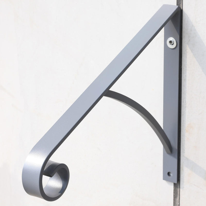 DURAFORCE Steel Grab Rail Handrail Railing for 1-2 Steps Wall Mount Hand Rail Bar