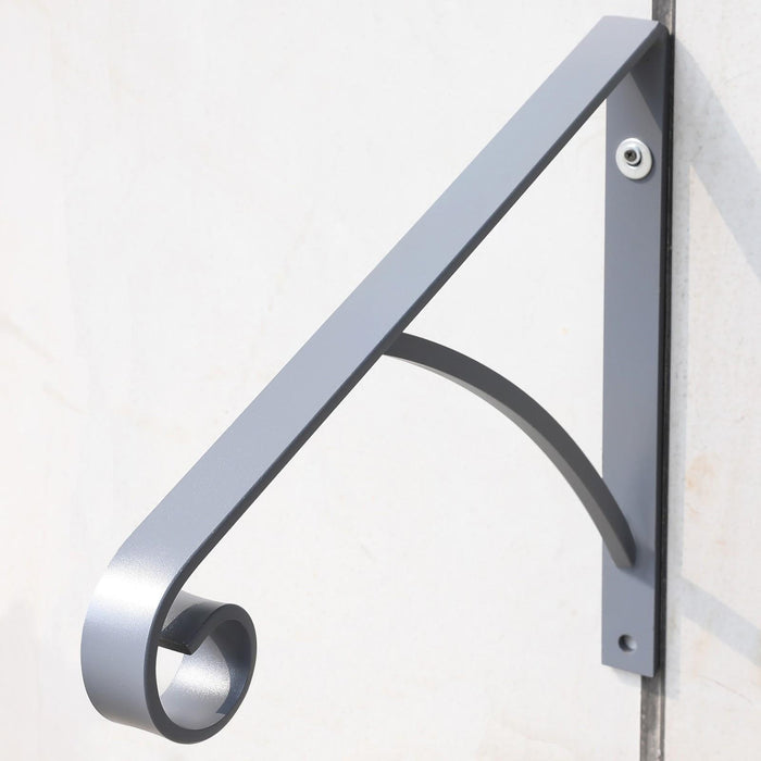 DURAFORCE Steel Grab Rail Handrail Railing for 1-2 Steps Wall Mount Hand Rail Bar