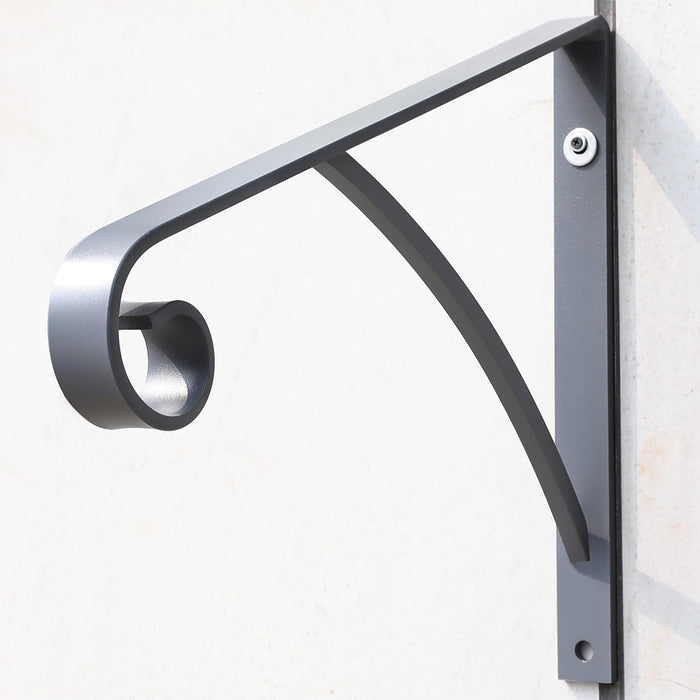 DURAFORCE Steel Grab Rail Handrail Railing for 1-2 Steps Wall Mount Hand Rail Bar