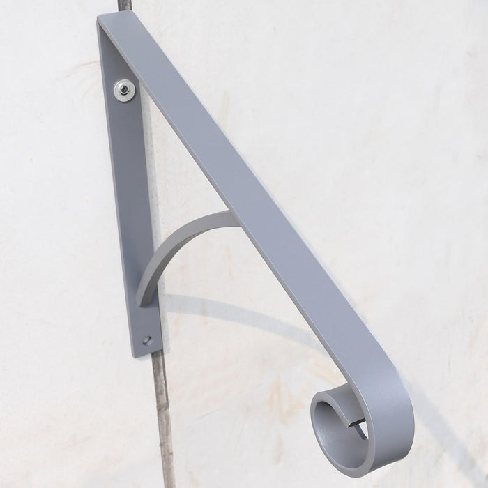 DURAFORCE Steel Grab Rail Handrail Railing for 1-2 Steps Wall Mount Hand Rail Bar