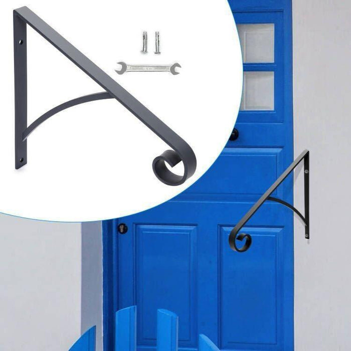 DURAFORCE Steel Grab Rail Handrail Railing for 1-2 Steps Wall Mount Hand Rail Bar