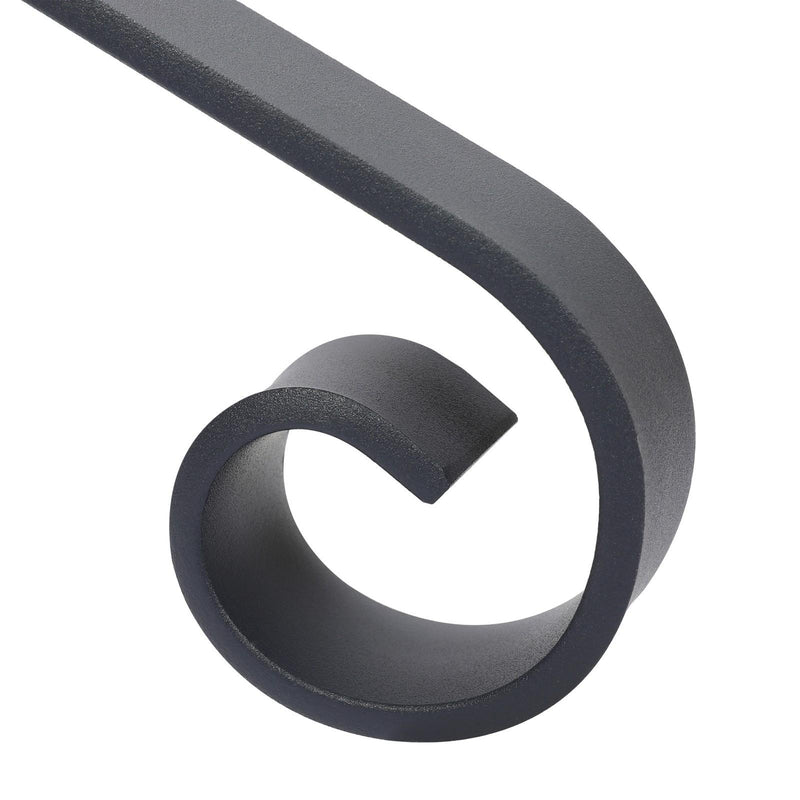 DURAFORCE Steel Grab Rail Handrail Railing for 1-2 Steps Wall Mount Hand Rail Bar