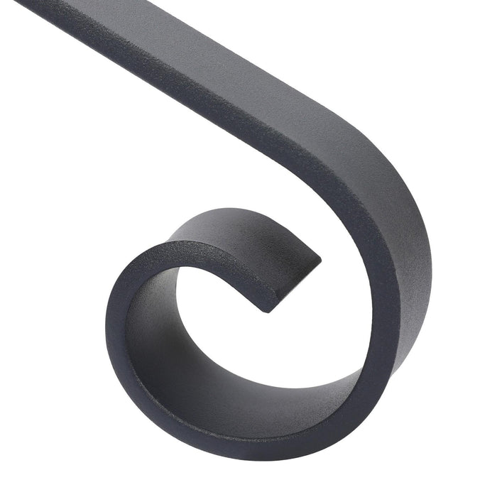 DURAFORCE Steel Grab Rail Handrail Railing for 1-2 Steps Wall Mount Hand Rail Bar