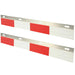 DURAFORCE 24"x3" Mud Flap Hanger Reflector Plates W/Reflective Tape For Truck Trailer