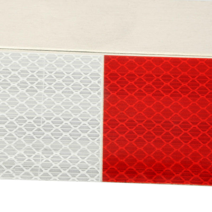 DURAFORCE 24"x3" Mud Flap Hanger Reflector Plates W/Reflective Tape For Truck Trailer