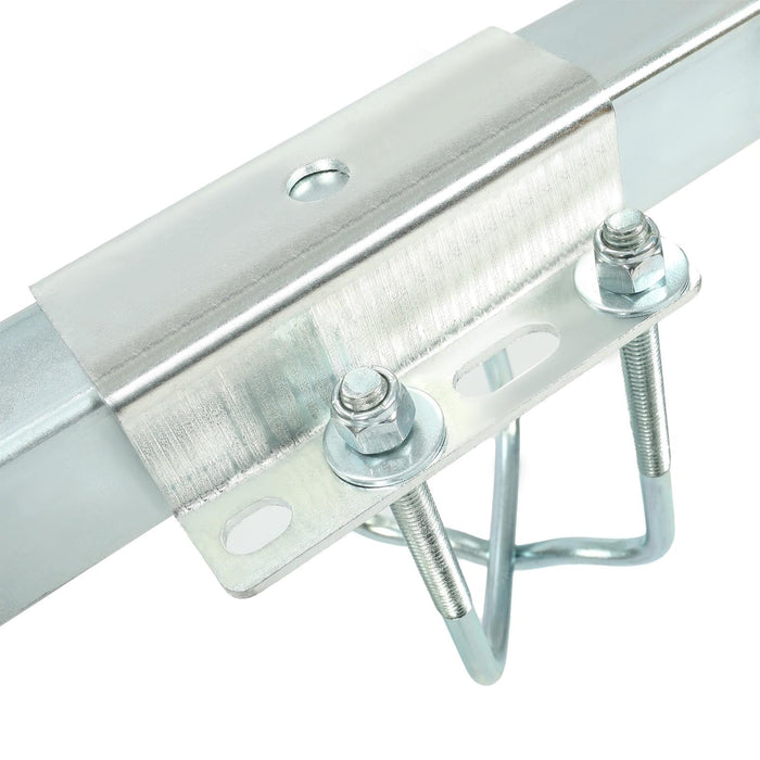 DURAFORCE Boat Trailer Bunk Board Guide-On 5' Feet Rail Makes Loading Boat w/Brackets Kit