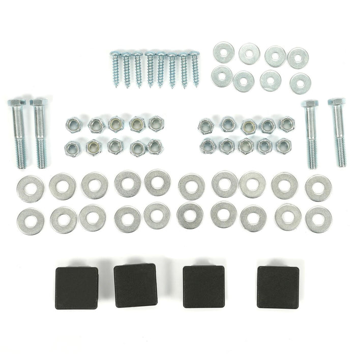 DURAFORCE Boat Trailer Bunk Board Guide-On 5' Feet Rail Makes Loading Boat w/Brackets Kit