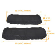DURAFORCE Black UTV Seat Covers Dirt-resistant For Polaris Ranger 500 /700/800 2002-2008