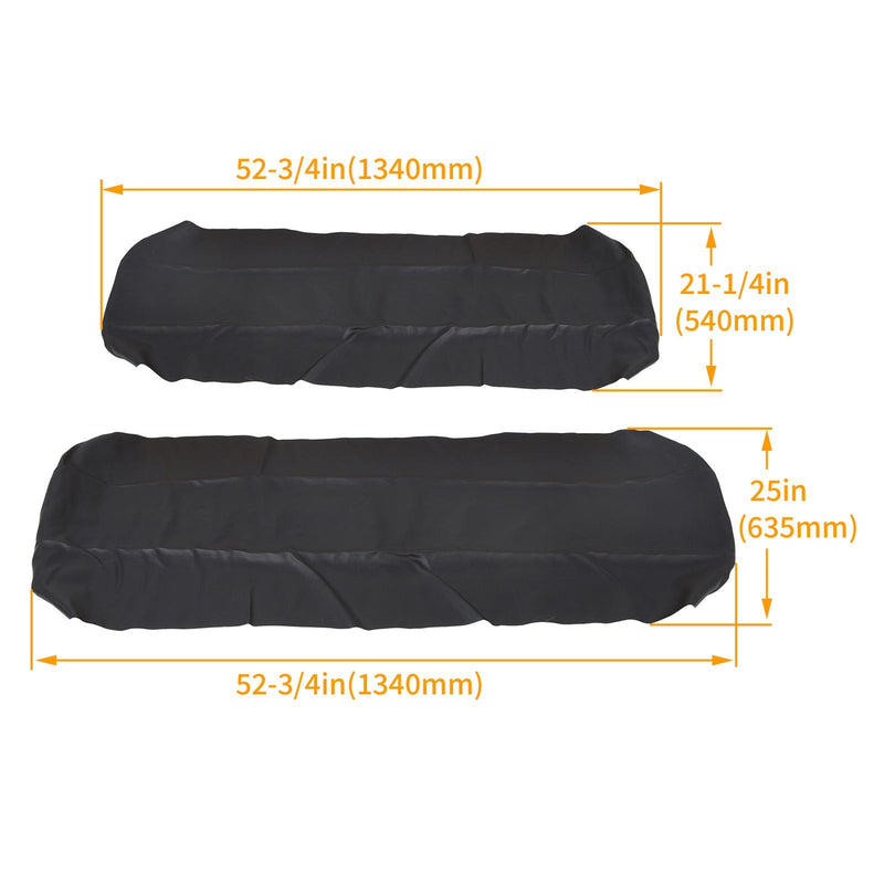 DURAFORCE Black UTV Seat Covers Dirt-resistant For Polaris Ranger 500 /700/800 2002-2008