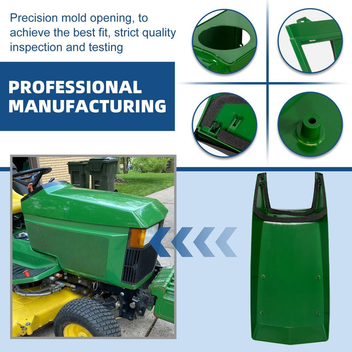 DURAFORCE Front Grille & Upper Hood Side Panels #AM128983 #AM128983 For John Deere 425 445