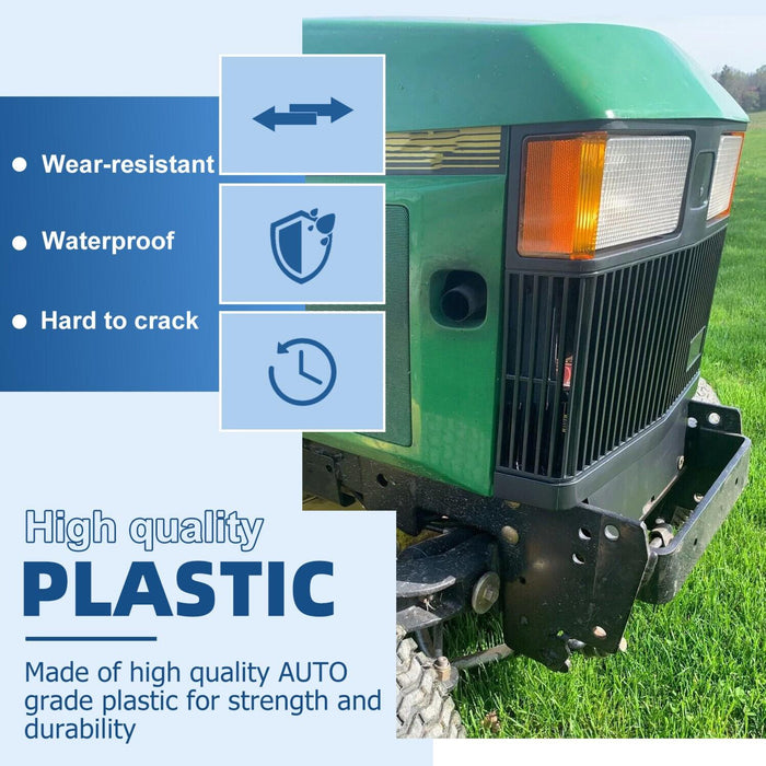 DURAFORCE Front Grille & Upper Hood Side Panels #AM128983 #AM128983 For John Deere 425 445