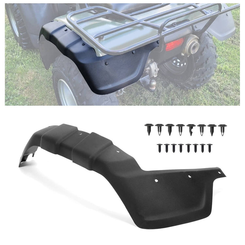 DURAFORCE Left Rear Fender Mud Splash Guard Flare For Honda Rancher 350 TRX350 TE TM 00-03