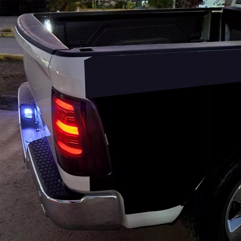 DURAFORCE Brake Lamps Tail Lights LED Bar Tinted For 2009-2018 Dodge Ram 1500 2500 3500