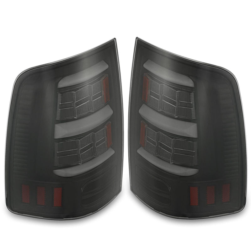 DURAFORCE Brake Lamps Tail Lights LED Bar Tinted For 2009-2018 Dodge Ram 1500 2500 3500