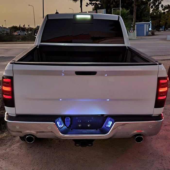 DURAFORCE Brake Lamps Tail Lights LED Bar Tinted For 2009-2018 Dodge Ram 1500 2500 3500