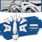 DURAFORCE White Restyle Plastic Kit Fairing Bodywork Set For Honda CR125R CR250R 2002-2007