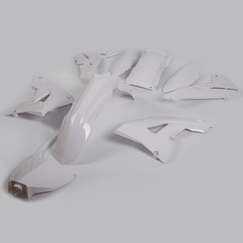 DURAFORCE White Restyle Plastic Kit Fairing Bodywork Set For Honda CR125R CR250R 2002-2007