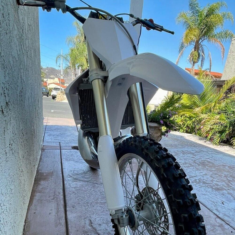 DURAFORCE White Restyle Plastic Kit Fairing Bodywork Set For Honda CR125R CR250R 2002-2007