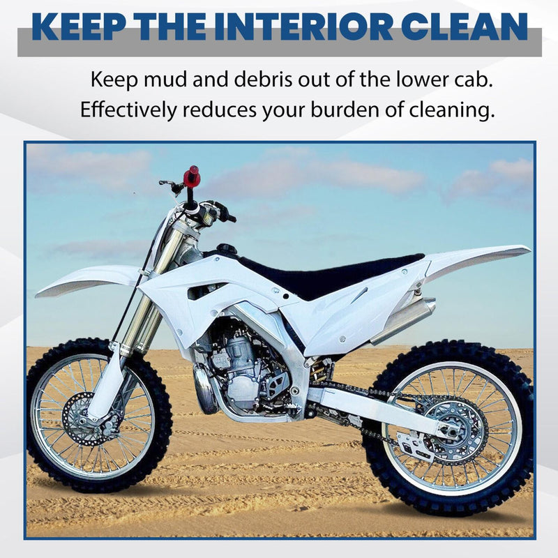DURAFORCE White Restyle Plastic Kit Fairing Bodywork Set For Honda CR125R CR250R 2002-2007