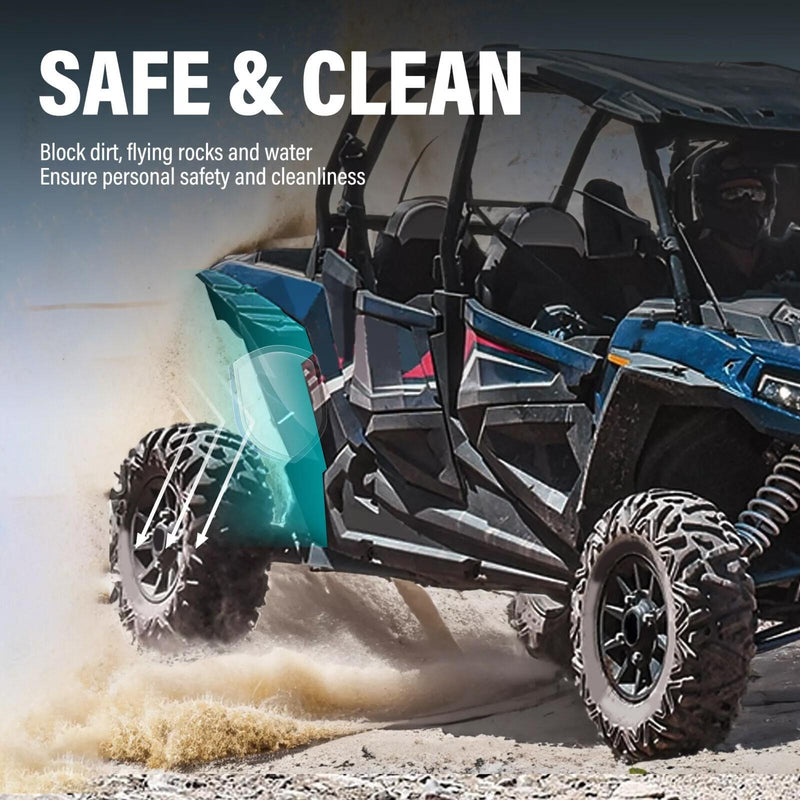 DURAFORCE For 2014-22 Polaris RZR XP 1000 & XP 1000 4 Extended Fender Flares Mud Flaps