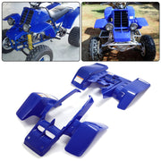 DURAFORCE Front + Rear Fender Plastic Body For 1987-2006 Yamaha Banshee 350 YFZ350 (BLUE)
