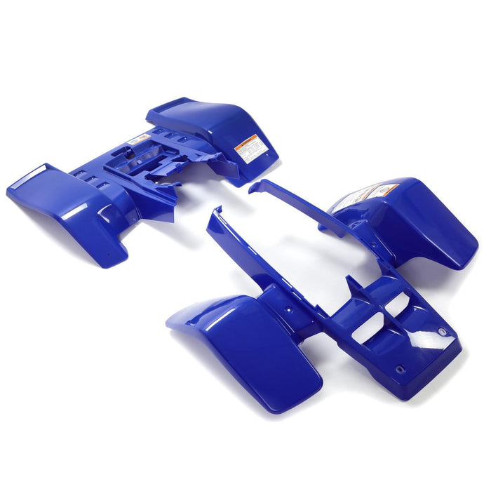 DURAFORCE Front + Rear Fender Plastic Body For 1987-2006 Yamaha Banshee 350 YFZ350 (BLUE)