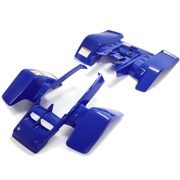 DURAFORCE Front + Rear Fender Plastic Body For 1987-2006 Yamaha Banshee 350 YFZ350 (BLUE)