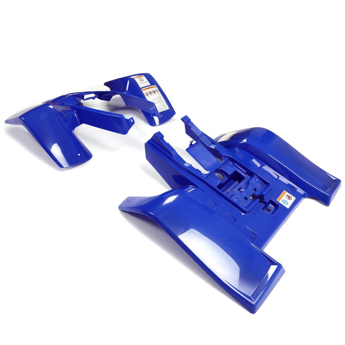 DURAFORCE Front + Rear Fender Plastic Body For 1987-2006 Yamaha Banshee 350 YFZ350 (BLUE)
