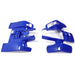 DURAFORCE Front + Rear Fender Plastic Body For 1987-2006 Yamaha Banshee 350 YFZ350 (BLUE)