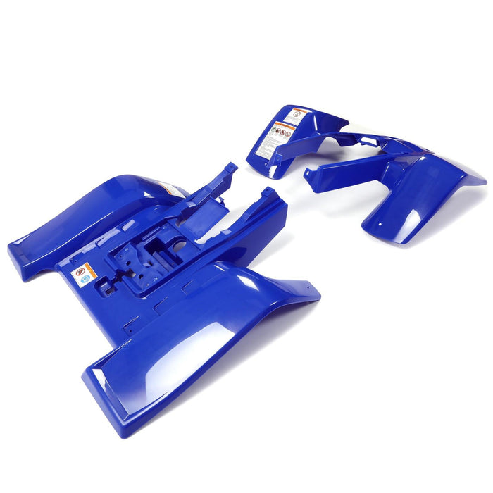 DURAFORCE Front + Rear Fender Plastic Body For 1987-2006 Yamaha Banshee 350 YFZ350 (BLUE)