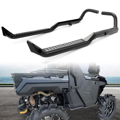 DURAFORCE For Polaris Ranger XP 1000 2018-23 Rock Guards Sliders Side Steps Side Nerf Bars