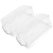DURAFORCE 2 Pack Clear Refrigerator Door Bin Shelf For 240356402 Frigidaire AP2549958