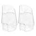 DURAFORCE 2 Pack Clear Refrigerator Door Bin Shelf For 240356402 Frigidaire AP2549958