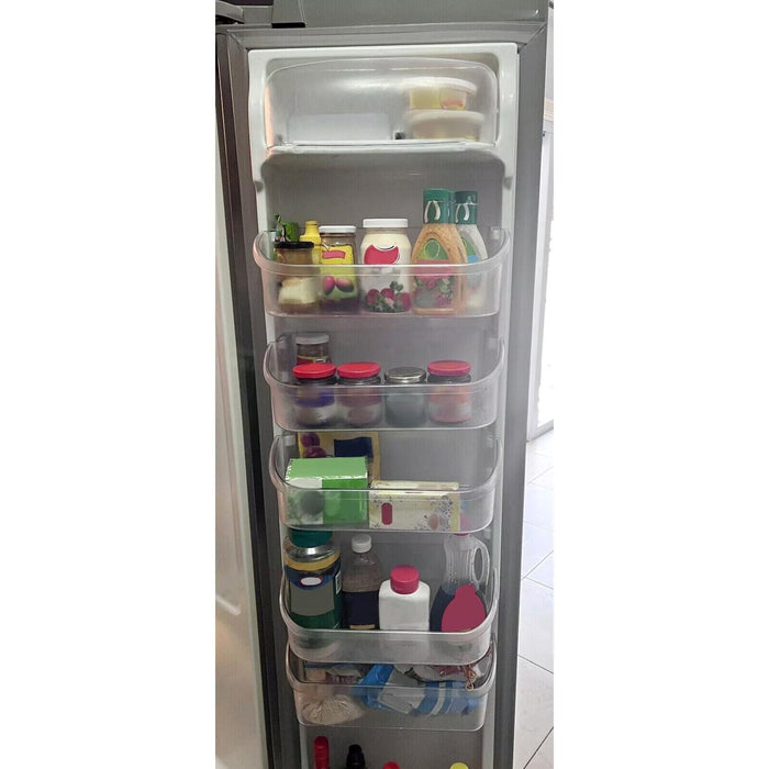 DURAFORCE 2 Pack Clear Refrigerator Door Bin Shelf For 240356402 Frigidaire AP2549958