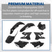 DURAFORCE Complete Restyle Plastic Kit 2018 Style For Yamaha YZ125 YZ250 2002-2020 #90718