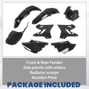 DURAFORCE Complete Restyle Plastic Kit 2018 Style For Yamaha YZ125 YZ250 2002-2020 #90718