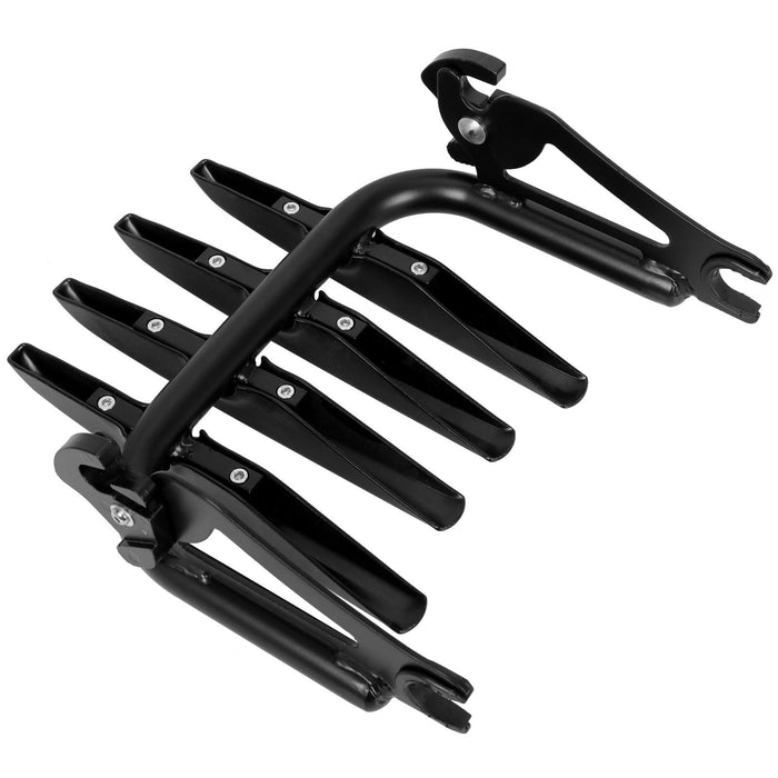 DURAFORCE Backrest Sissy Bar Stealth Luggage Rack For 09-25 Harley Davidson Street Glide