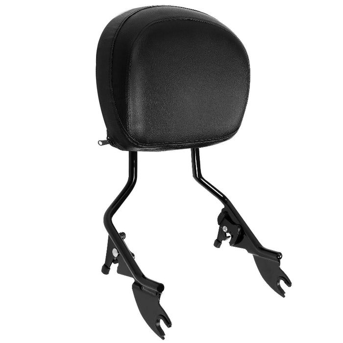 DURAFORCE Backrest Sissy Bar Stealth Luggage Rack For 09-25 Harley Davidson Street Glide