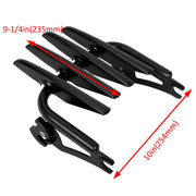DURAFORCE Backrest Sissy Bar Stealth Luggage Rack For 09-25 Harley Davidson Street Glide