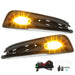DURAFORCE For 2013-2015 Honda Civic Sedan 4-Door Front Yellow Fog Lights Lamps w/ Switch